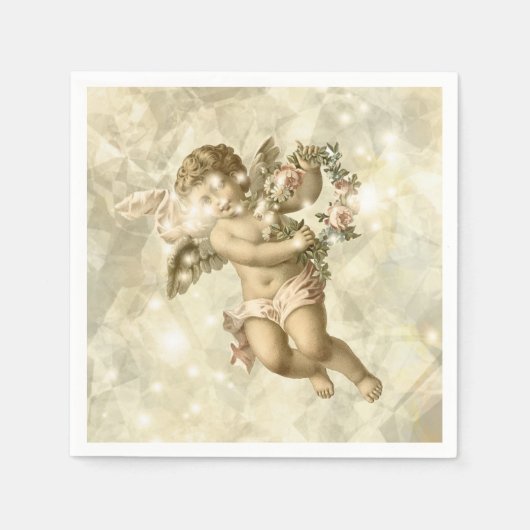 Angel Glittering Gold V3 ID136 Servet (Voorkant)