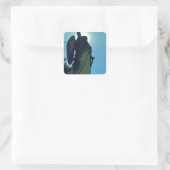 Angel Glow Vierkante Sticker (Tas)
