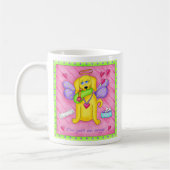 Angel Golden Yellow Dog met scheen Koffiemok (Links)