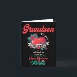 Angel Grandson Gelukkige Verjaardag in de Hemel Me Kaart<br><div class="desc">Angel Grandson Happy Birthday In Heaven Memorial Day Love</div>