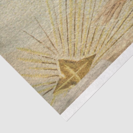 Angel Greeting kerstster Tissuepapier (Detail)