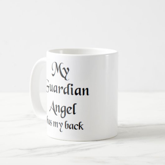 angel guardian is terug koffiemok (Voorkant links)