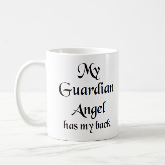 angel guardian is terug koffiemok (Links)