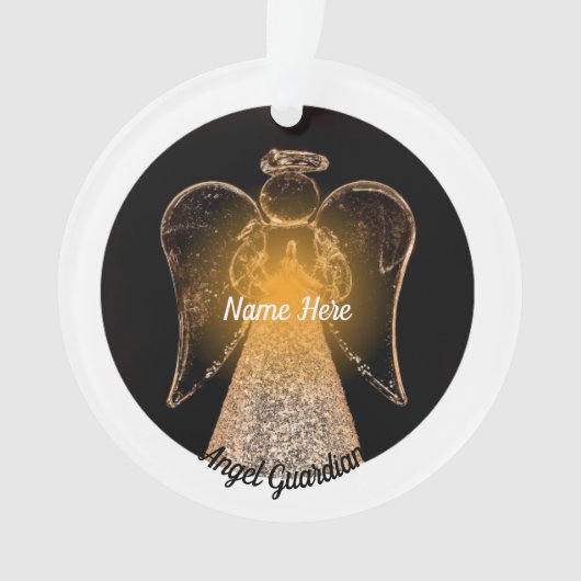Angel Guardian Name Ornament (voorkant)