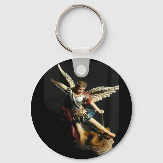 Angel Guardian Saint Michael sleutelhanger (Voorkant)