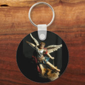 Angel Guardian Saint Michael sleutelhanger (Voorkant)