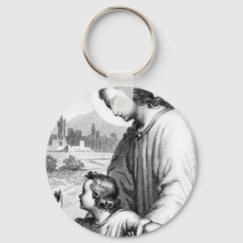 Angel Guarding A Child Sleutelhanger