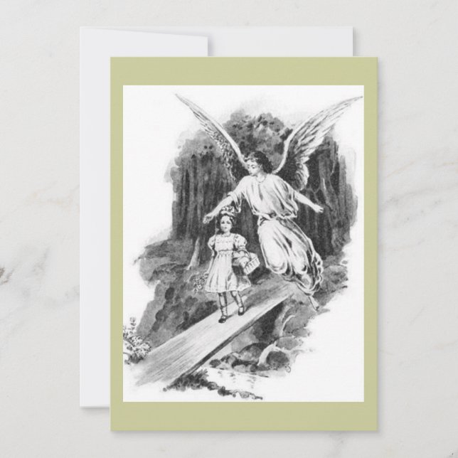 Angel Guarding A Girl Child (Voorkant)