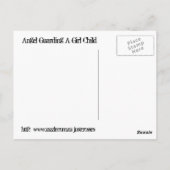 Angel Guarding A Girl Child Briefkaart (Achterkant)