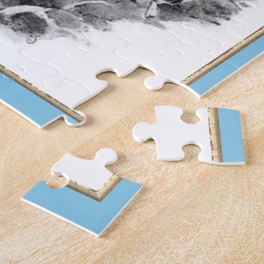 Angel Guarding A Girl Child Jigzaag Puzzle Legpuzzel (Zijkant)