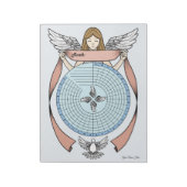 Angel Habit Tracker Custom Notitieblok (Linkerzijde)