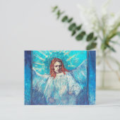 Angel Half-Figuur (na Rembrandt) Van Gogh Fine Briefkaart (Staand voorkant)
