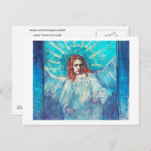 Angel Half-Figuur (na Rembrandt) Van Gogh Fine Briefkaart (Voorkant / Achterkant)
