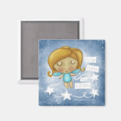 Angel Hangt de Sterren Magneet (Voorkant / Achterkant)