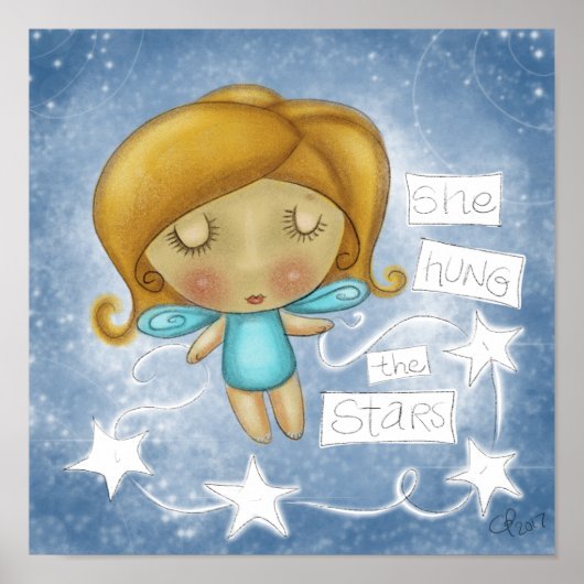 Angel Hangt de Sterren Poster (Voorkant)