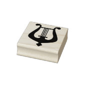 angel harp kunststempel rubberstempel (Stempel)