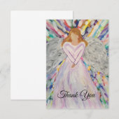 Angel - Hartelijk dank  Bedankkaart (Voorkant / Achterkant)