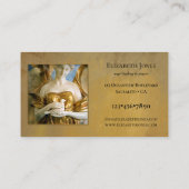 Angel Healing Prayer Grief Counselor Foto Visitekaartje (Achterkant)