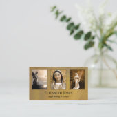 Angel Healing Prayer Grief Counselor Foto Visitekaartje (Staand voorkant)