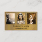 Angel Healing Prayer Grief Counselor Foto Visitekaartje (Voorkant)