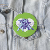 Angel Heart Button Blue/Paars/Green (In situ)