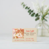 Angel Heart Holistic psychic wellness massage Visitekaartje (Staand voorkant)