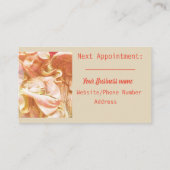 Angel Heart Holistic psychic wellness massage Visitekaartje (Achterkant)