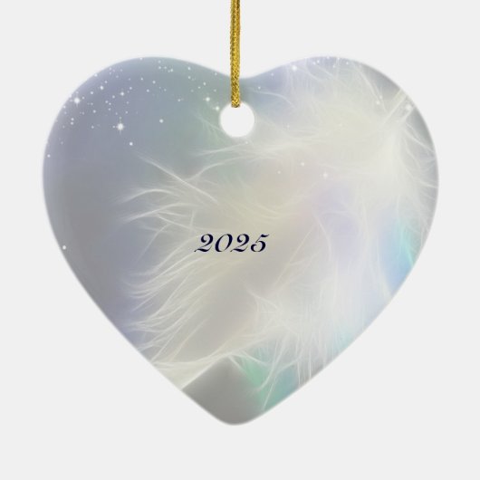 Angel Heart. Keramisch Ornament (Achterkant)