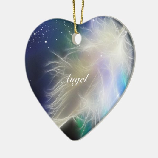 Angel Heart. Keramisch Ornament (Links)