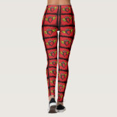 Angel Heart met Wings Leggings (Achterkant)