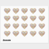 Angel Heart Pray God zegene u Waterverf Stickers (Vel)