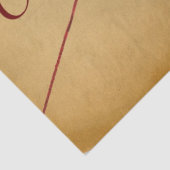 ANGEL HEART RED WAX SEAL PARCHMENT Monogram Tissuepapier (Detail)