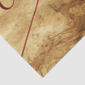 ANGEL HEART RED WAX SEAL PARCHMENT Monogram Tissuepapier (Detail)