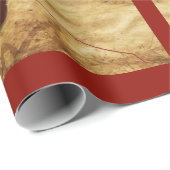 ANGEL HEART RED WAX SEAL PARCHMENT VALENTIJNSDAG CADEAUPAPIER (Rol Hoek)