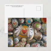 Angel Heart Rock & Silver Shell Post Kaart (Voorkant / Achterkant)