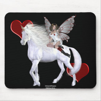 Angel Heart Unicorn White Beauty 3 Muismat