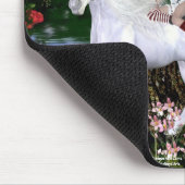 Angel Heart Unicorn White Beauty 4 Muismat (Hoek)