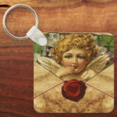 ANGEL HEART WAX SEAL PARCHCHMENT SLEUTELHANGER (Voorkant)