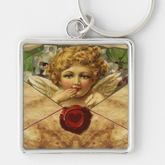 ANGEL HEART WAX SEAL PARCHCHMENT SLEUTELHANGER (Voorkant)