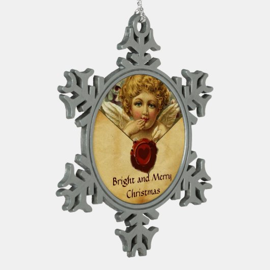 ANGEL HEART WAX SEAL PARCHCHMENT TIN SNEEUWVLOK ORNAMENT (Links)