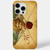 ANGEL HEART WAX SEAL PARCHMENT Monogram Case-Mate iPhone Case (Achterkant)