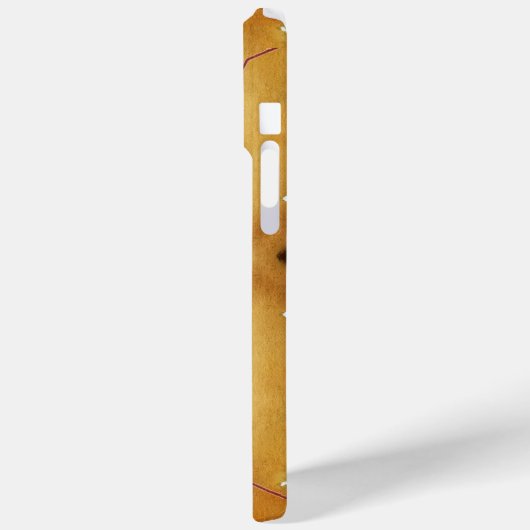 ANGEL HEART WAX SEAL PARCHMENT Monogram Case-Mate iPhone Case (Achterkant / Links)