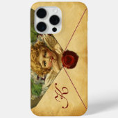 ANGEL HEART WAX SEAL PARCHMENT Monogram Case-Mate iPhone Case (Achterkant)