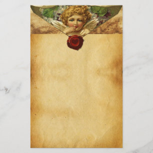 ANGEL HEART WAX SEAL PARCHMENT VALENTIJNSDAG BRIEFPAPIER