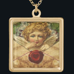 ANGEL HEART WAX SEAL PARCHMENT VALENTIJNSDAG GOUD VERGULDEN KETTING<br><div class="desc">Elegant,  klassiek en stijlvol design met een romantische scharnierende kast,  rode wax-zegel,  hart en pijl op een antiek bruin perkament dat geschikt is voor romantische verlovingen,  bruiloften,  kerst,  feestdagen,  familiegebruik of beroepsmatig gebruik.</div>