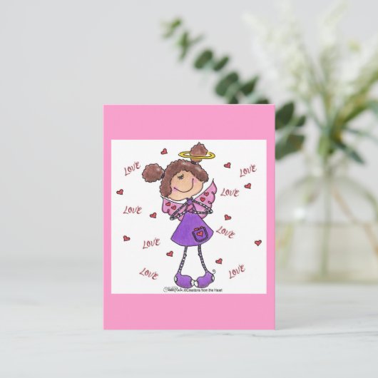 Angel Hearts Briefkaart (Staand voorkant)