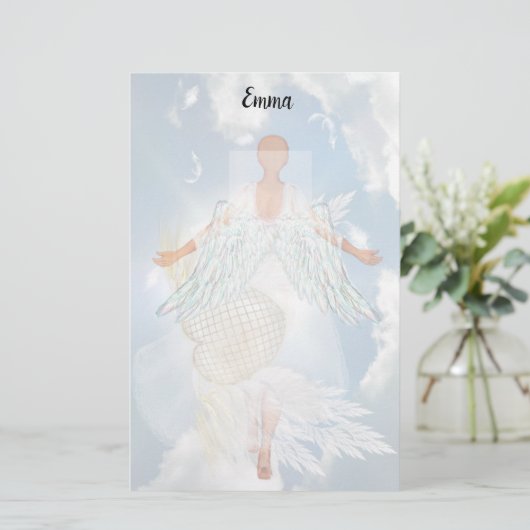 Angel Hearts Stationery Briefpapier (Staand voorkant)