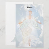 Angel Hearts Stationery Briefpapier (Voorkant / Achterkant)