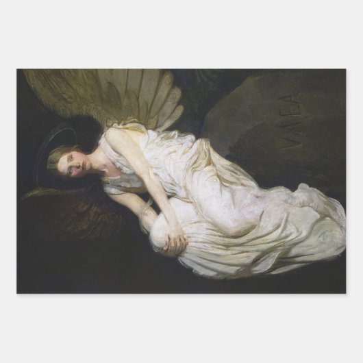  Angel Heavyweight Decoupage Angels Inpakpapier Vel (Voorkant 3)