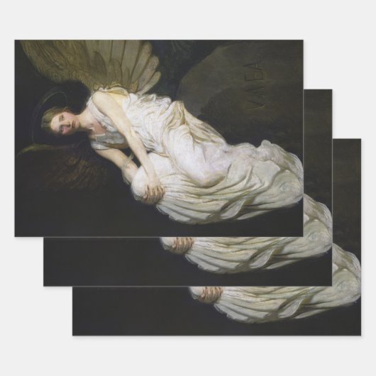  Angel Heavyweight Decoupage Angels Inpakpapier Vel (Set)